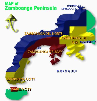 Region 9 Zamboanga Peninsula: Cities and Provinces in .